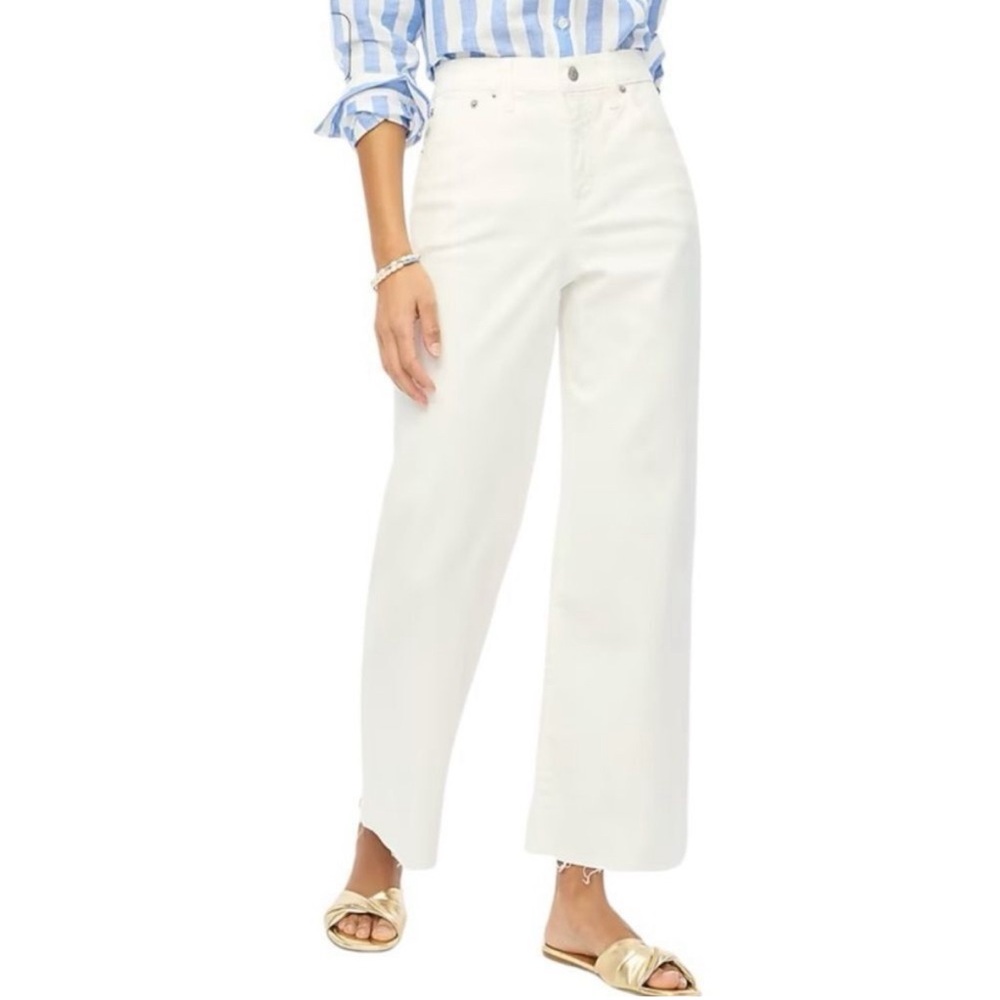 J. Crew Wide-Leg Crop Jeans